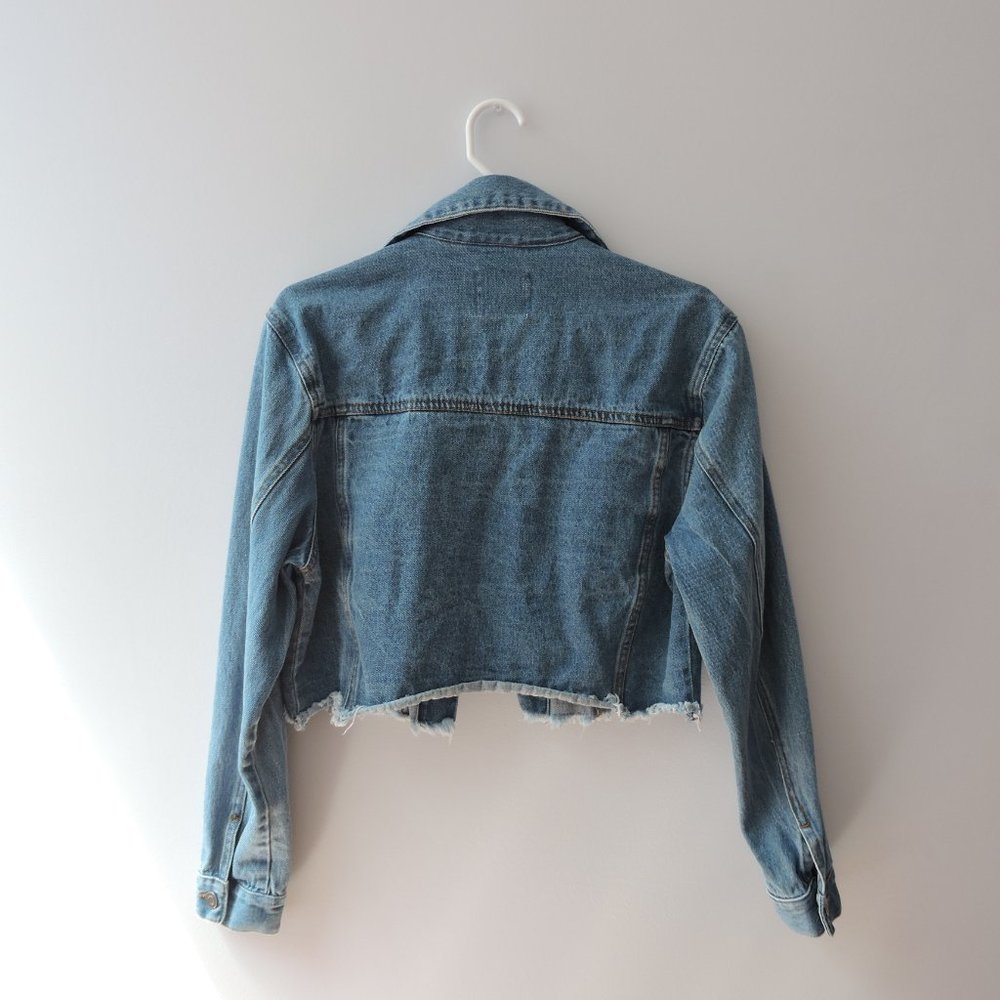 Cropped Denim Jacket - Picture 2 of 4